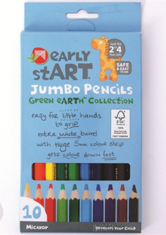 JUMBO PENCILS EARLY STARTER PACK OF 10 Cover