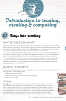 READING AND CREATING/READING AND COMPARING STUDENT BOOK + OBOOK/ASSESS