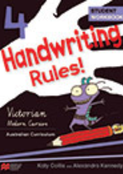 HANDWRITING RULES! VICTORIAN BEGINNER'S MODERN CURSIVE YEAR 4 Cover