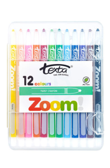 CRAYONS TEXTA ZOOM WALLET 12