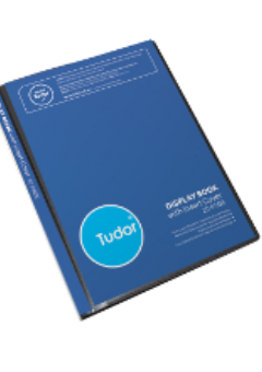 A4 DISPLAY BOOK 20 PAGE NON REFILLABLE WITH INSERT COVER Cover