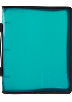 3 'O' RING BINDER A4 25MM WITH ZIPPER WITH HANDLE (GREEN) Cover