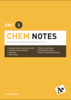 A+ CHEM NOTES VCE UNIT 3 (4E) Cover