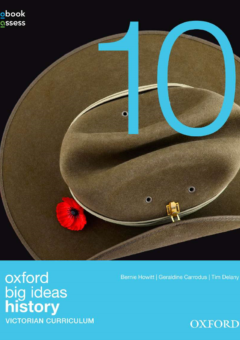 OXFORD BIG IDEAS HISTORY 10 VICTORIAN CURRICULUM STUDENT BOOK + OBOOK Cover