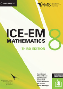 ICE-EM MATHEMATICS YEAR 8 3E TEXTBOOK + EBOOK Cover