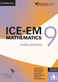 ICE-EM MATHEMATICS YEAR 9 3E TEXTBOOK + EBOOK Cover