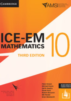 ICE-EM MATHEMATICS YEAR 10 TEXTBOOK + EBOOK 3E Cover