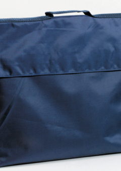 LIBRARY BOOK BAG NAVY BLUE Cover