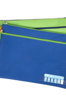 PENCIL CASE TWIN ZIP 375 X 264 MM