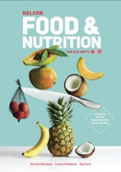 NELSON FOOD & NUTRITION FOR QCE UNITS 1 - 4 STUDENT BOOK + EBOOK Cover
