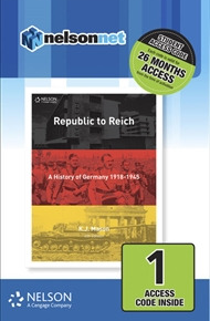 NELSON MODERN HISTORY: REPUBLIC TO REICH: A HISTORY OF GERMANY EBOOK 4E Cover