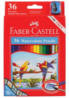 36 FABER CASTELL WATERCOLOUR PENCILS Cover