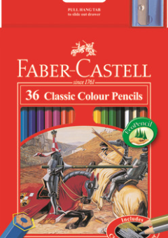 36 FABER CASTELL CLASSIC COLOUR PENCILS Cover