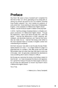 ATAR NOTES TEXT GUIDE: A MIDSUMMER NIGHT'S DREAM BY WILLIAM SHAKESPEARE