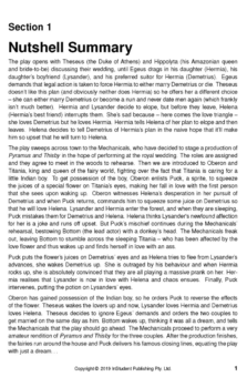 ATAR NOTES TEXT GUIDE: A MIDSUMMER NIGHT'S DREAM BY WILLIAM SHAKESPEARE