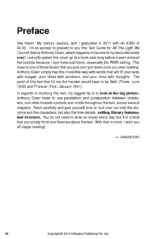 ATAR NOTES TEXT GUIDE: ALL THE LIGHT WE CANNOT SEE BY ANTHONY DOERR