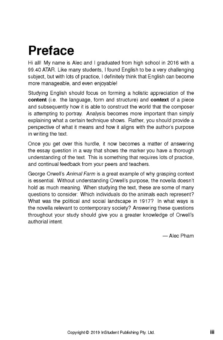 ATAR NOTES TEXT GUIDE: ANIMAL FARM BY GEORGE ORWELL
