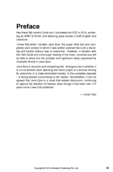 ATAR NOTES TEXT GUIDE: JANE EYRE BY CHARLOTTE BRONTE