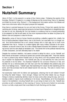 ATAR NOTES TEXT GUIDE: HENRY IV PART 1 BY WILLIAM SHAKESPEARE