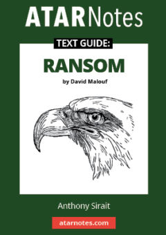 ATAR NOTES TEXT GUIDE: RANSOM BY DAVID MALOUF Cover