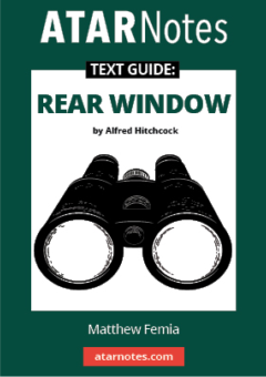 ATAR NOTES TEXT GUIDE: REAR WINDOW BY ALFRED HITCHCOCK Cover