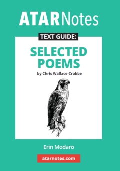 ATAR NOTES TEXT GUIDE: SELECTED POEMS BY CHRIS WALLACE CRABBE Cover