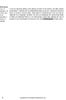 ATAR NOTES TEXT GUIDE: SELECTED POEMS BY CHRIS WALLACE CRABBE