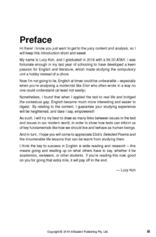 ATAR NOTES TEXT GUIDE: SELECTED POEMS BY T.S. ELIOT