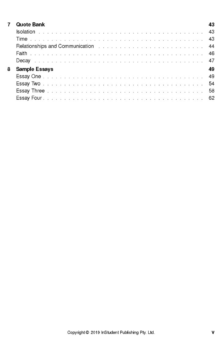 ATAR NOTES TEXT GUIDE: SELECTED POEMS BY T.S. ELIOT