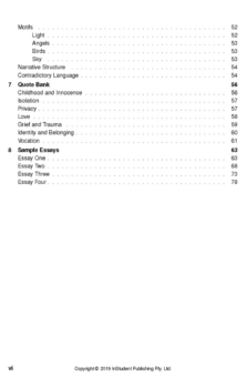 ATAR NOTES TEXT GUIDE: THE GOLDEN AGE BY JOAN LONDON