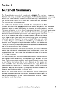 ATAR NOTES TEXT GUIDE: THE TEMPEST BY WILLIAM SHAKESPEARE