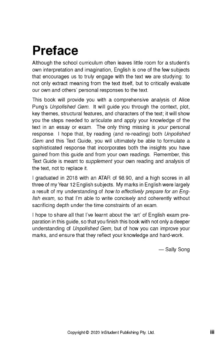ATAR NOTES TEXT GUIDE: UNPOLISHED GEM BY ALICE PUNG