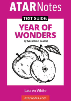 ATAR NOTES TEXT GUIDE: YEAR OF WONDERS BY GERALDINE BROOKS Cover