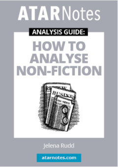 ATAR NOTES ANALYSIS GUIDE: HOW TO ANALYSE NONFICTION Cover