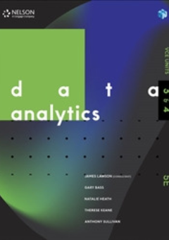 NELSON DATA ANALYTICS VCE UNITS 3&4 STUDENT BOOK + EBOOK 5E Cover
