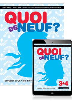 QUOI DE NEUF? 3&4 STUDENT BOOK + EBOOK 2E Cover