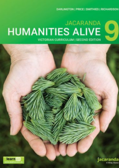 JACARANDA HUMANITIES ALIVE 9 VICTORIAN CURRICULUM LEARNON TEXTBOOK 2E Cover
