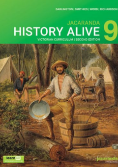 JACARANDA HISTORY ALIVE 9 VICTORIAN CURRICULUM LEARNON & PRINT 2E Cover