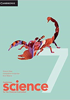 CAMBRIDGE SCIENCE FOR VICTORIAN CURRICULUM YEAR 7  STUDENT BOOK + EBOOK Cover
