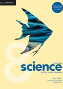 CAMBRIDGE SCIENCE FOR VICTORIAN CURRICULUM YEAR 8  STUDENT BOOK + EBOOK Cover