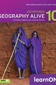 JACARANDA GEOGRAPHY ALIVE 10 VICTORIAN CURRICULUM LEARNON EBOOK 2E (eBook only) Cover
