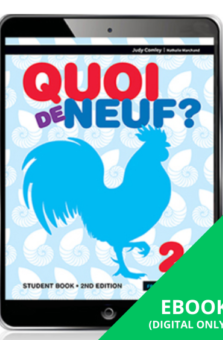 QUOI DE NEUF? 2 STUDENT EBOOK 2E (eBook only) Cover
