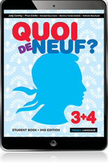 QUOI DE NEUF? 3&4 STUDENT EBOOK 2E Cover