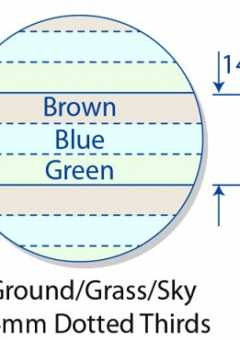 64 PAGE A4 EXERCISE BOOK GROUND / GRASS / SKY 14MM DOTTED THIRDS