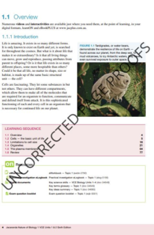 JACARANDA NATURE OF BIOLOGY 1  VCE UNITS 1&2 PRINT & LEARNON 6E (INCL. STUDYON)