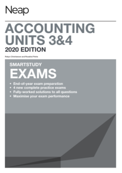 NEAP SMARTSTUDY EXAMS: ACCOUNTING UNITS 3&4 (2020 REVISED EDITION) Cover