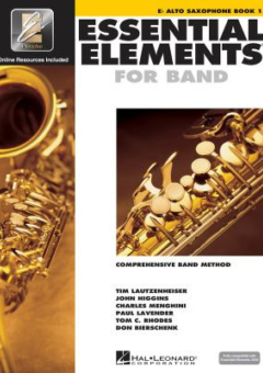 ESSENTIAL ELEMENTS FOR BAND: E ALTO SAXOPHONE BOOK 1 Cover