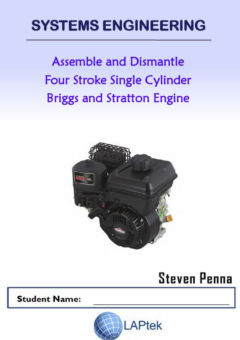 ASSEMBLE & DISMANTLE 4 STROKE SINGLE CYL BRIGGS & STRATTON ENGINE STUDENT WORKBOOK Cover