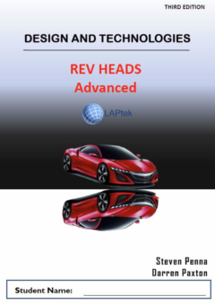 DESIGN & TECHNOLOGIES VIC: REV HEADS ADVANCED STUDENT WORKBOOK Cover