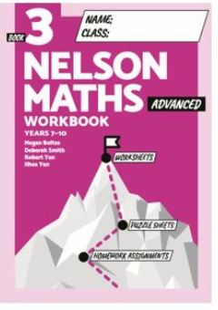 NELSON MATHS BOOK 3 ADVANCED STUDENT WORKBOOK Cover